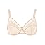 Half Net Coverage Bra – Mesh Demi Cup