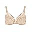 Half Net Coverage Bra – Mesh Demi Cup