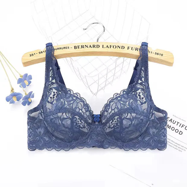 Women Bras Non-paded Plus Size Steel Ring Push Up Bra