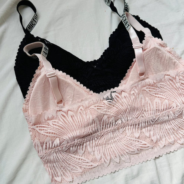 Soft Lace Ultra-Thin Padded Nylon Bra