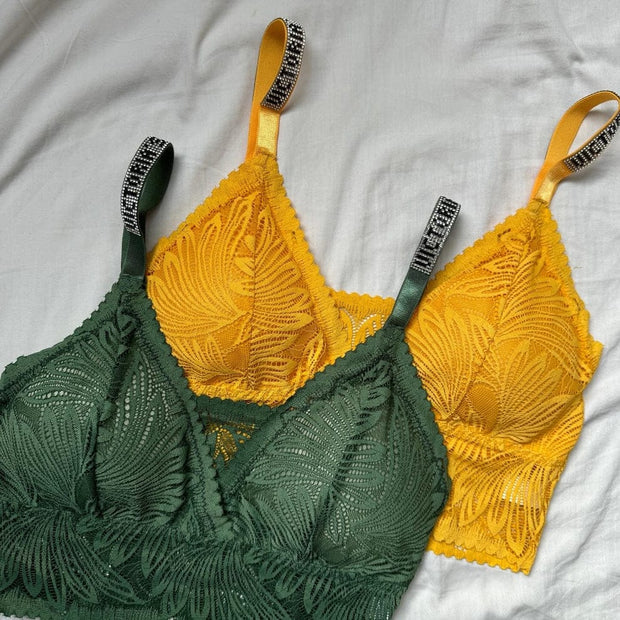 Soft Lace Ultra-Thin Padded Nylon Bra