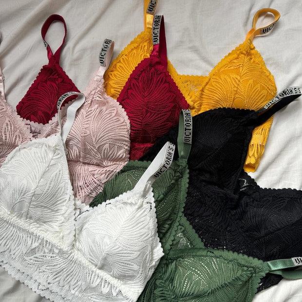 Soft Lace Ultra-Thin Padded Nylon Bra