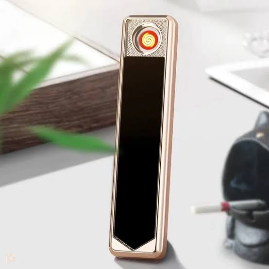 USB Rechargeable Electric Lighter – Windproof Portable Metal Lighter