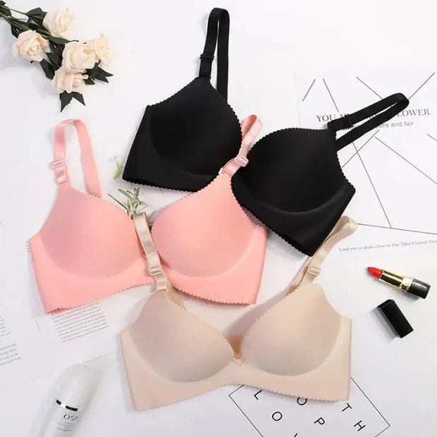 Plus Size Push-Up Seamless Ultra-Thin Sexy Sports Bra