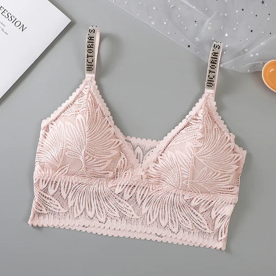 Soft Lace Ultra-Thin Padded Nylon Bra